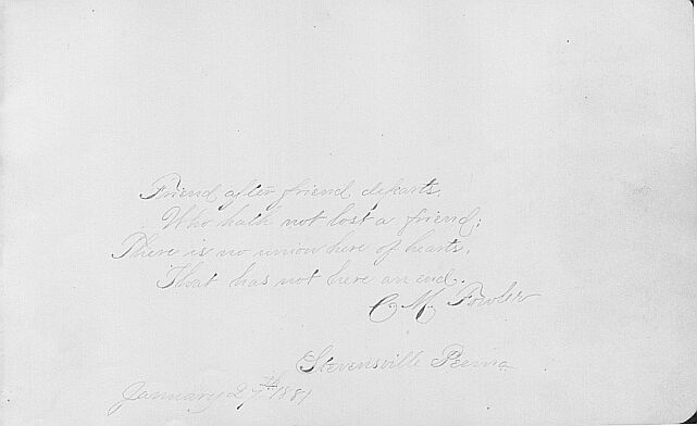 C. M. Fowler's signature