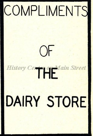 1946 Diary Store Yearbook Ad