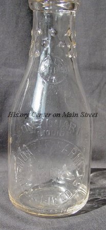 Morris Farms Milk Bottle