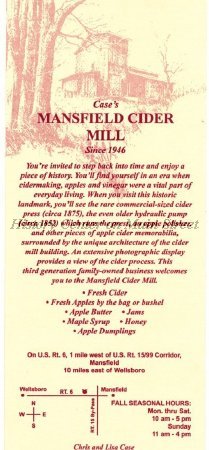 Case's Mansfield Cider Mill