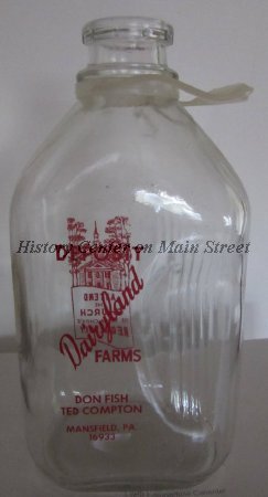 Dairyland Farms Milk Bottle