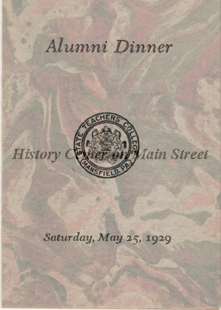 MSTC Alumni Dinner 1929