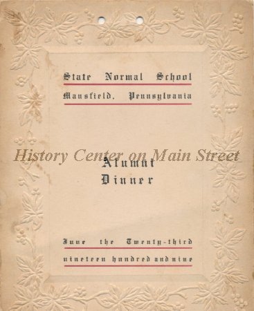 MSNS Alumni Dinner 1909