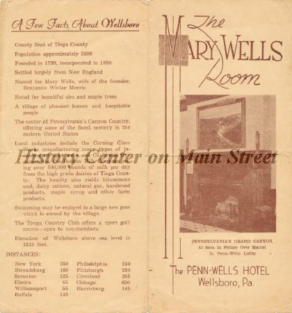 Mary Wells Room  30 May 1942