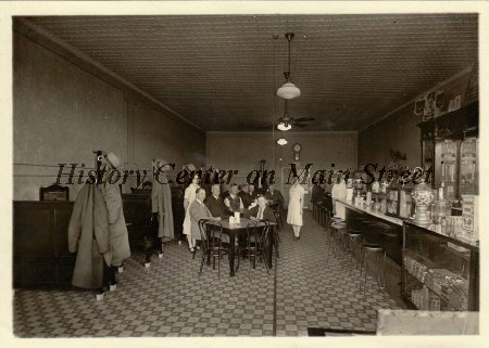 Interior Of Vosburg's in Bank Building