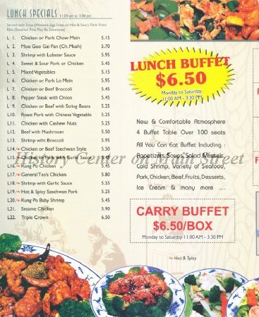 Master Stirfry Menu 2014