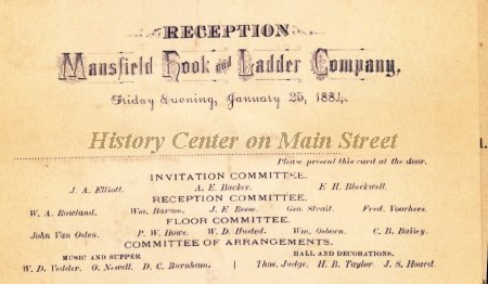 Mansfield Hook and Ladder Company Reception